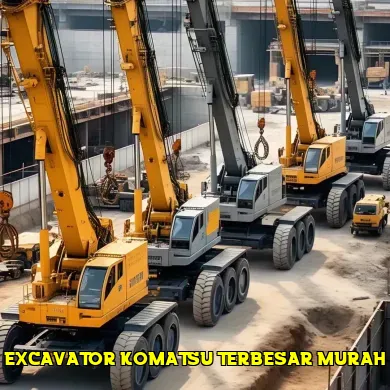 Mengenal Excavator Komatsu Terbesar untuk Proyek Konstruksi